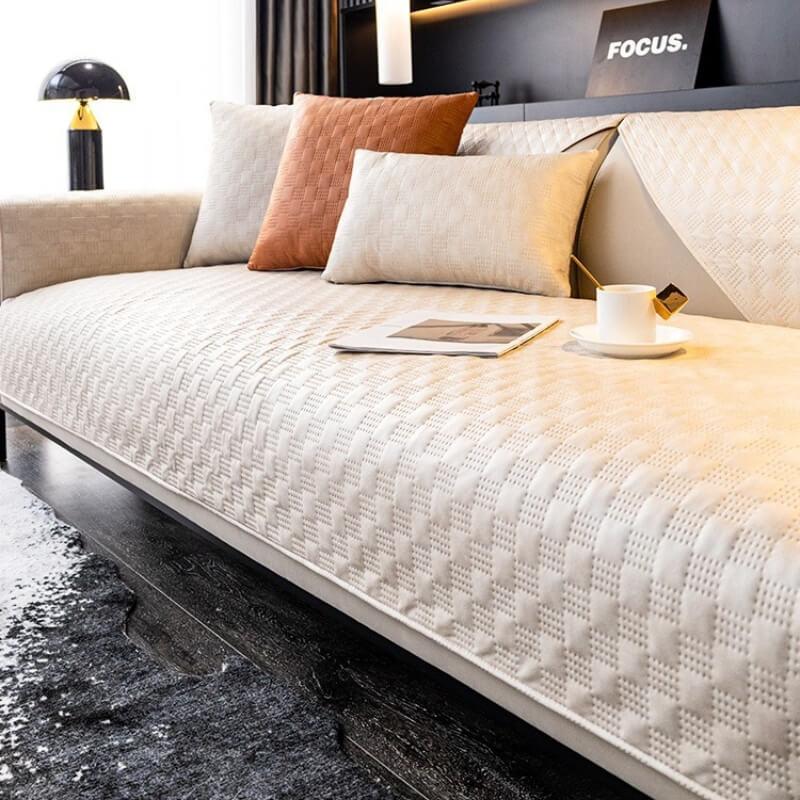 Waterproof Leathaire Fabric Sofa Cover for Furniture Protection