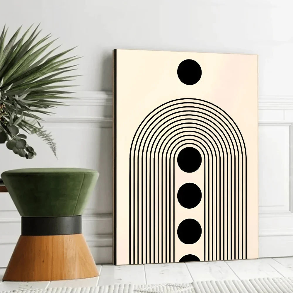 Geometric Style Posters - Modern Paper Stickers for Decor