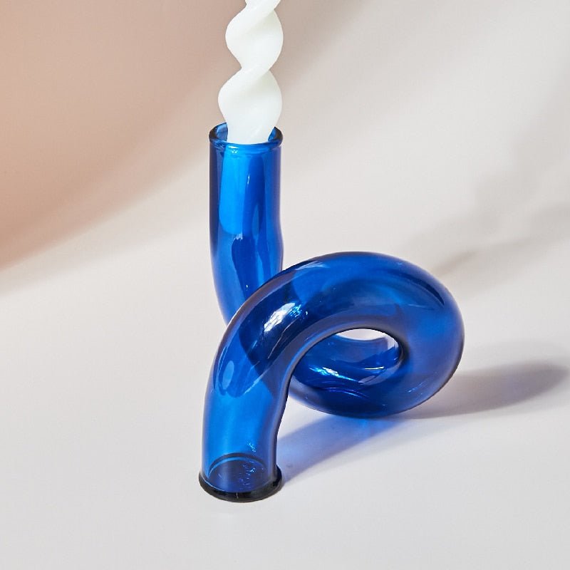 Glass Vase Candle Holders for Home Decor Centerpieces