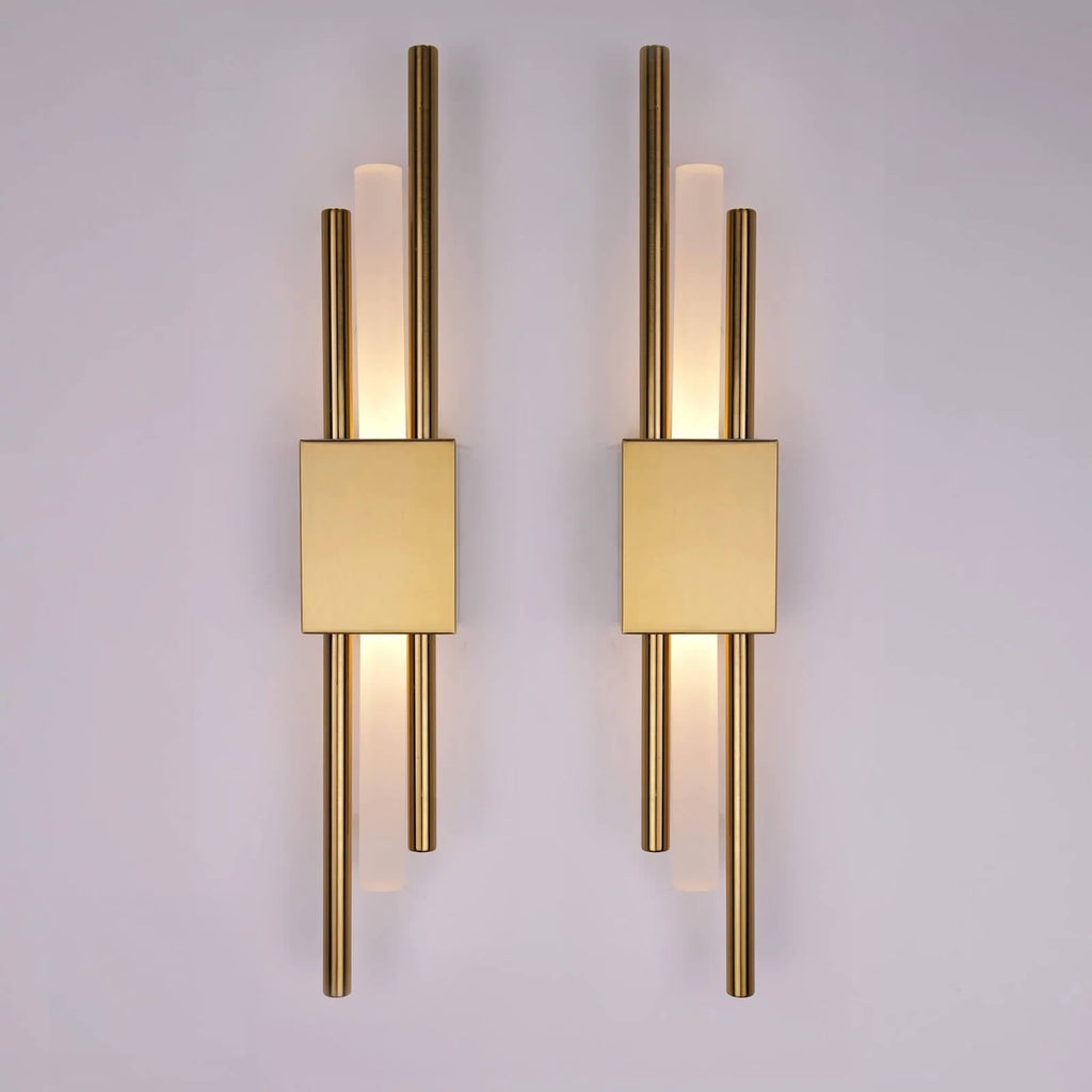 Sleek Modern Glass Wall Lamp