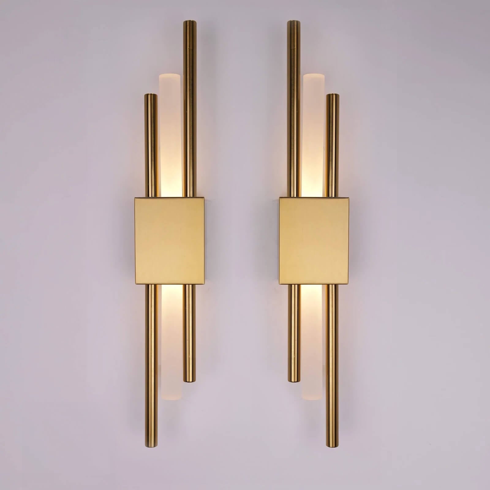 Sleek Modern Glass Wall Lamp