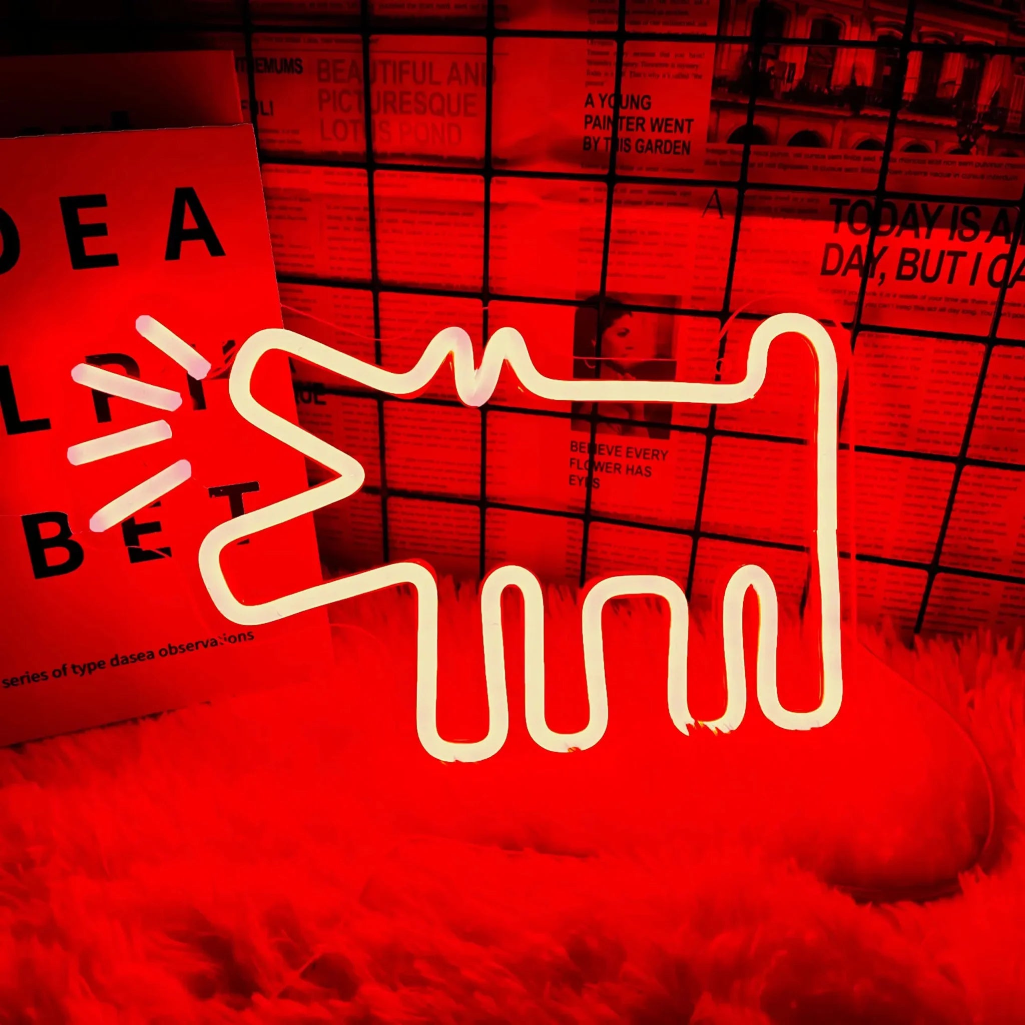 UrbanPaws – Graffiti Dog LED Neon Sign for Bold & Trendy Décor