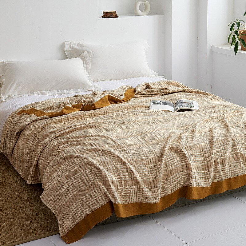 Japanese Soft Throw Blanket for Cozy Home Comfort