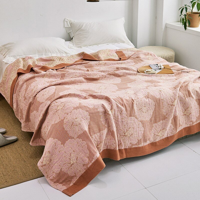 Japanese Soft Throw Blanket for Cozy Home Comfort