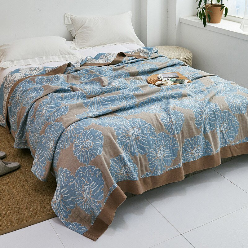 Japanese Soft Throw Blanket for Cozy Home Comfort