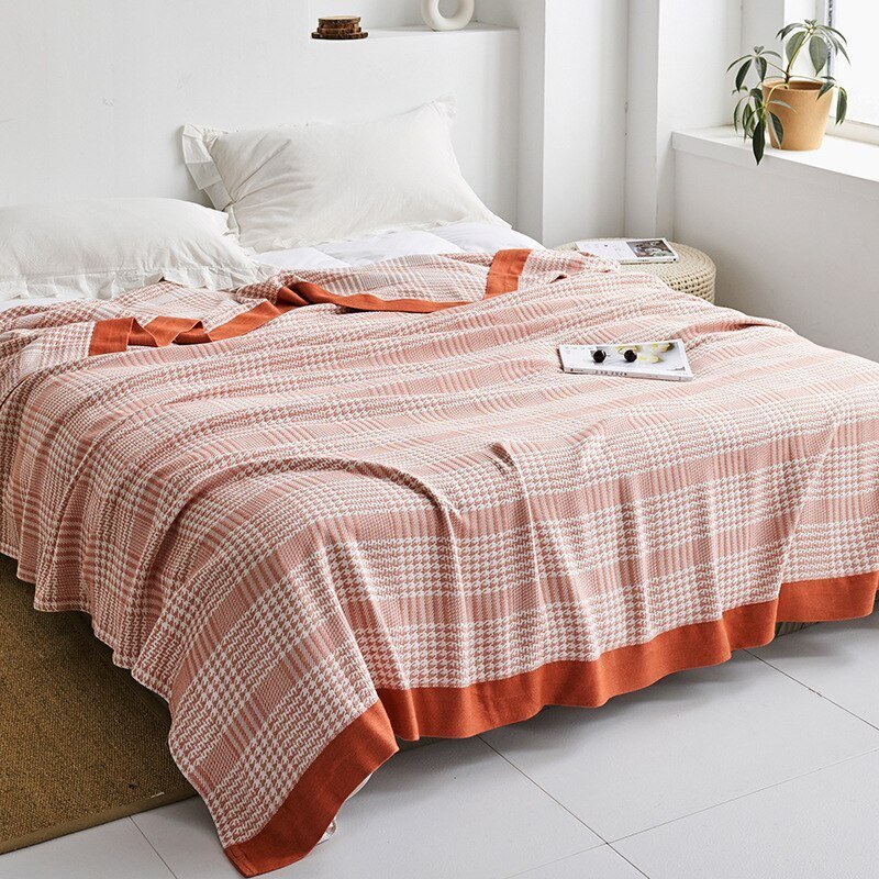 Japanese Soft Throw Blanket for Cozy Home Comfort