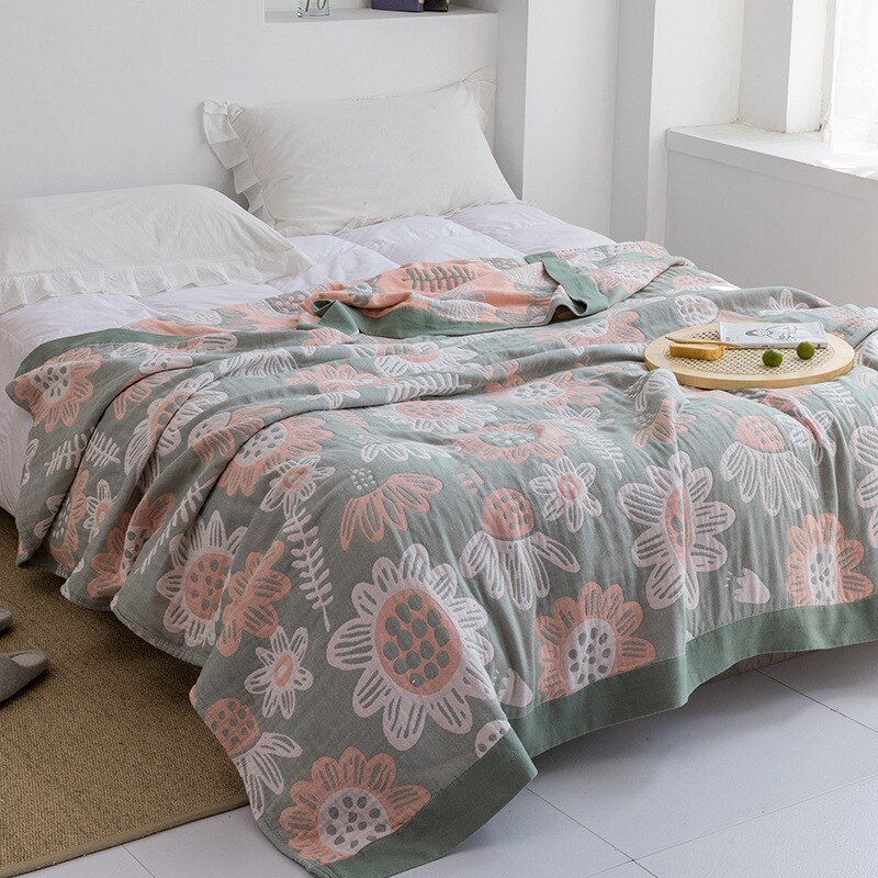 Japanese Soft Throw Blanket for Cozy Home Comfort