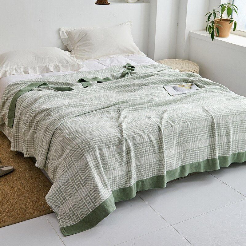 Japanese Soft Throw Blanket for Cozy Home Comfort