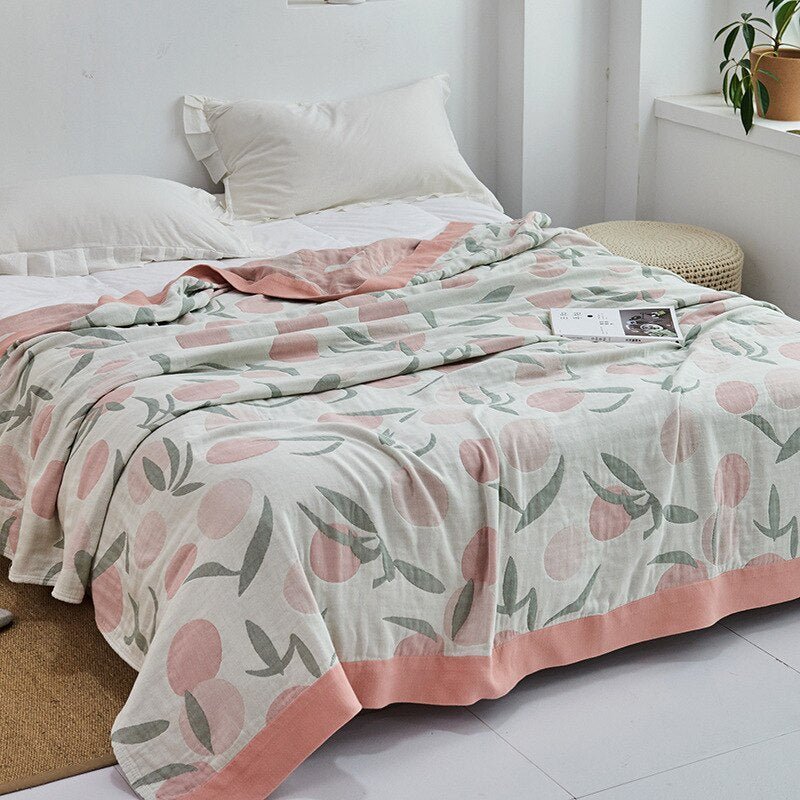 Japanese Soft Throw Blanket for Cozy Home Comfort