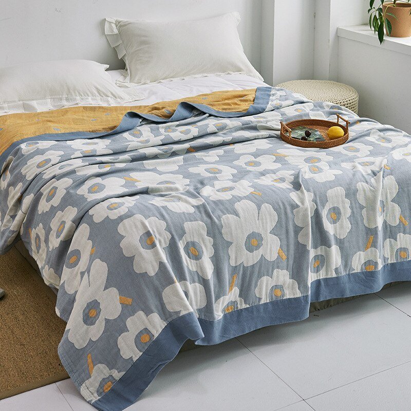 Japanese Soft Throw Blanket for Cozy Home Comfort
