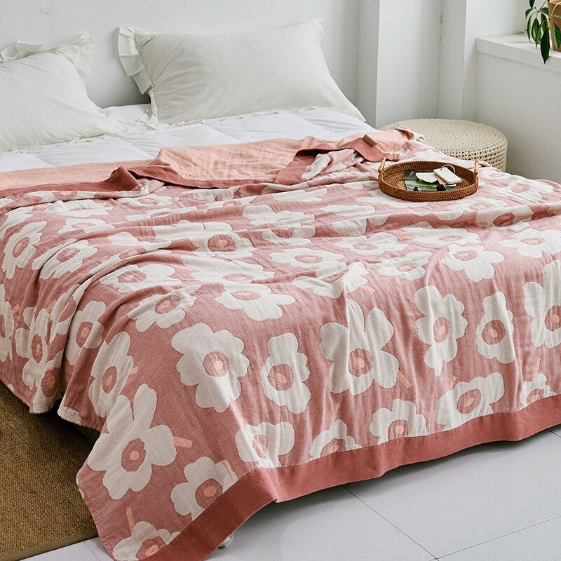 Japanese Soft Throw Blanket for Cozy Home Comfort