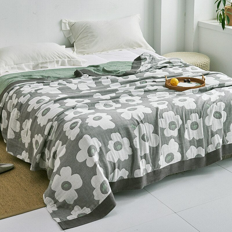 Japanese Soft Throw Blanket for Cozy Home Comfort