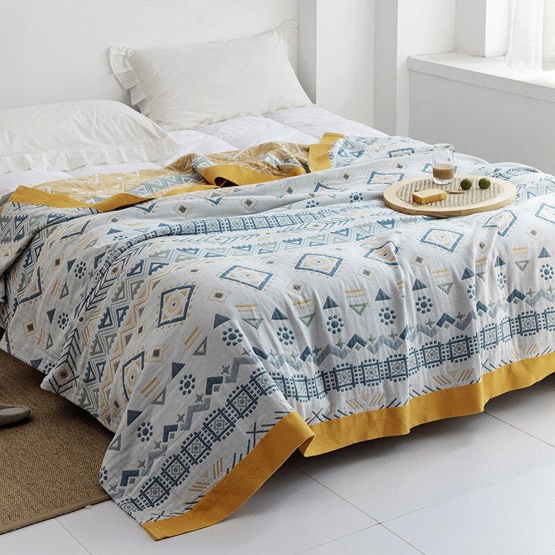 Japanese Soft Throw Blanket for Cozy Home Comfort