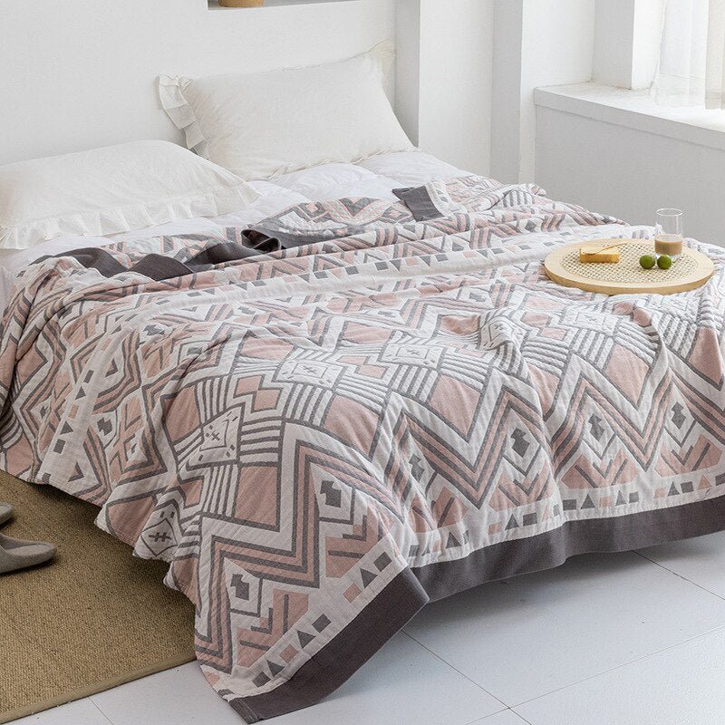 Japanese Soft Throw Blanket for Cozy Home Comfort