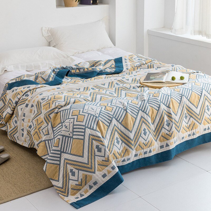Japanese Soft Throw Blanket for Cozy Home Comfort