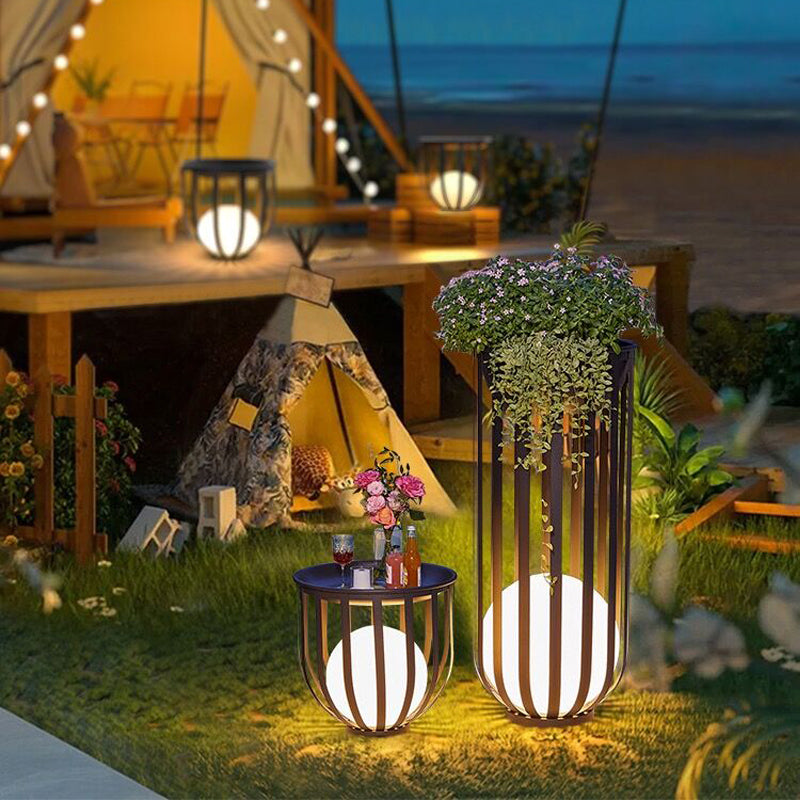 Solar-Powered Garden Lamp – Elegant Waterproof Design