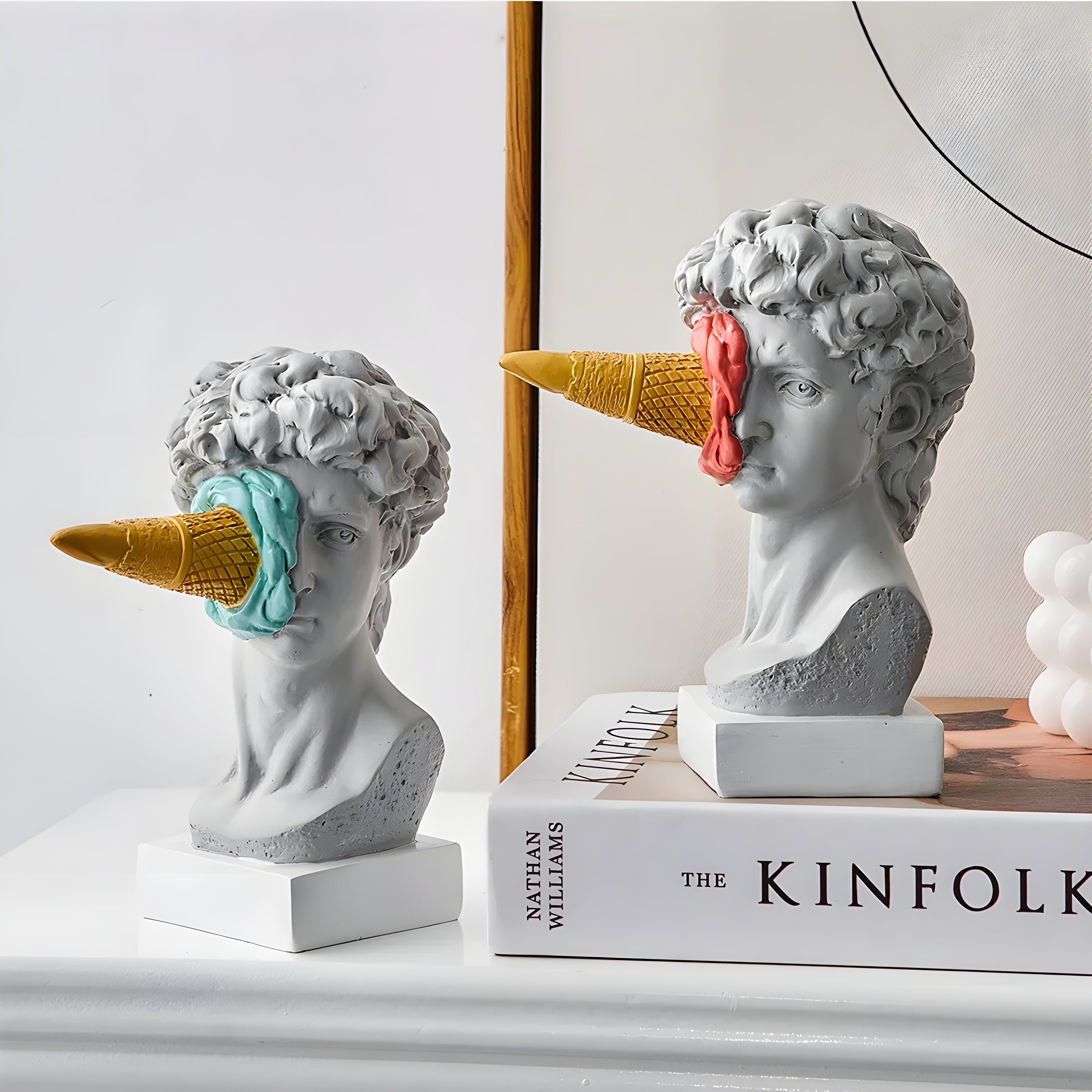 David Figurine Modern Sculpture Art Ornament Nordic Style