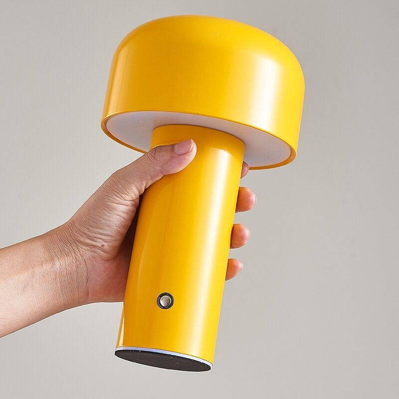 Colourful Mushroom Bedside Lamp with Touch Control Design