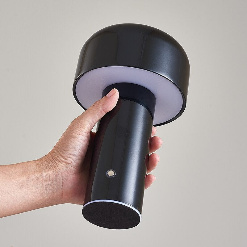 Colourful Mushroom Bedside Lamp with Touch Control Design