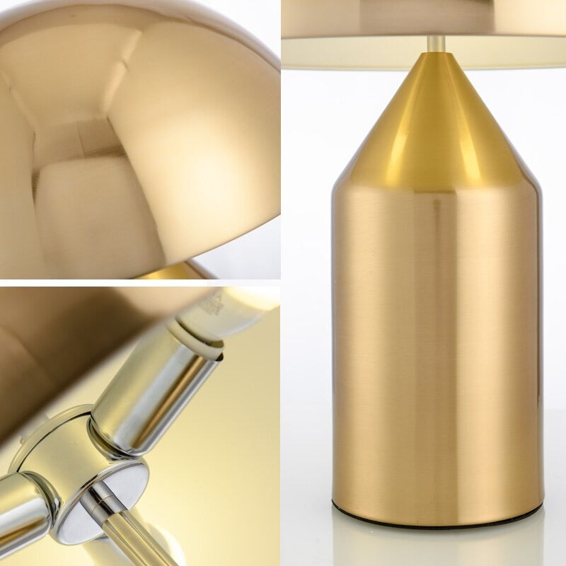 Luxury Mushroom Bedside Lamp with Remote Control and Color Change