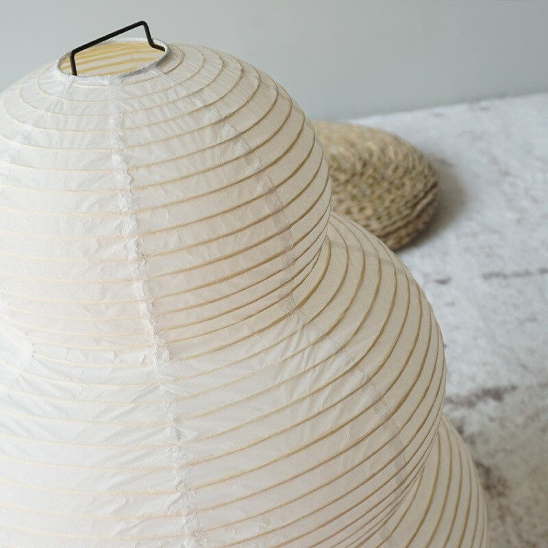 Yong Style Japanese Akari Paper Bedside Lamp Vintage Design