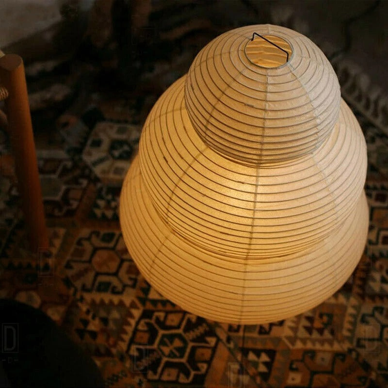 Yong Style Japanese Akari Paper Bedside Lamp Vintage Design