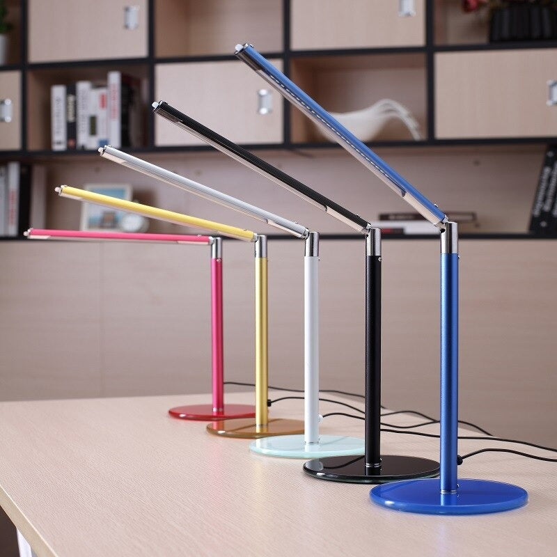 Modern LED Bedside Lamp with Touch Sensor and Minimalist Design