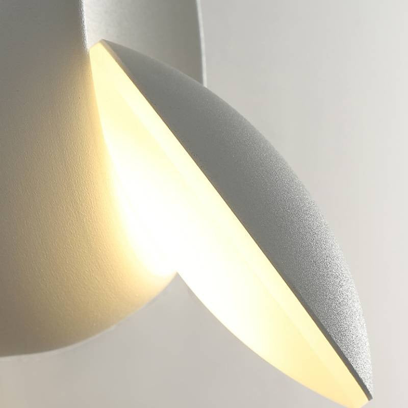 Rotating LED Wall Bedside Lamp with Retro Aluminum Design
