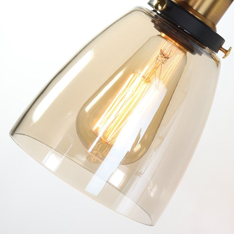 Vintage Glass Wall Bedside Lamp in Classic Design