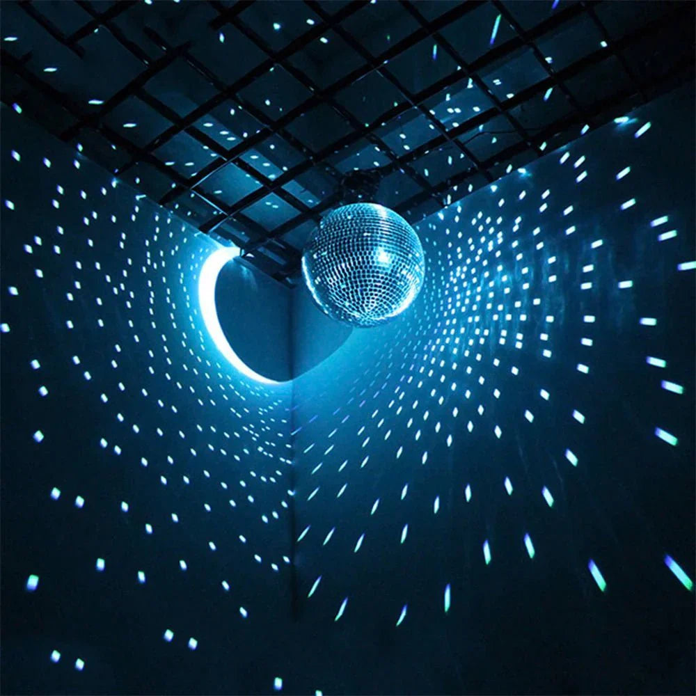 Large Shimmering Disco Party Ball Glass Modern Decor