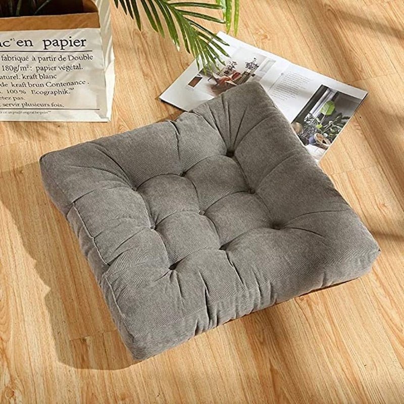 Large Thick Super Soft Corduroy Floor Cushion 45x45cm