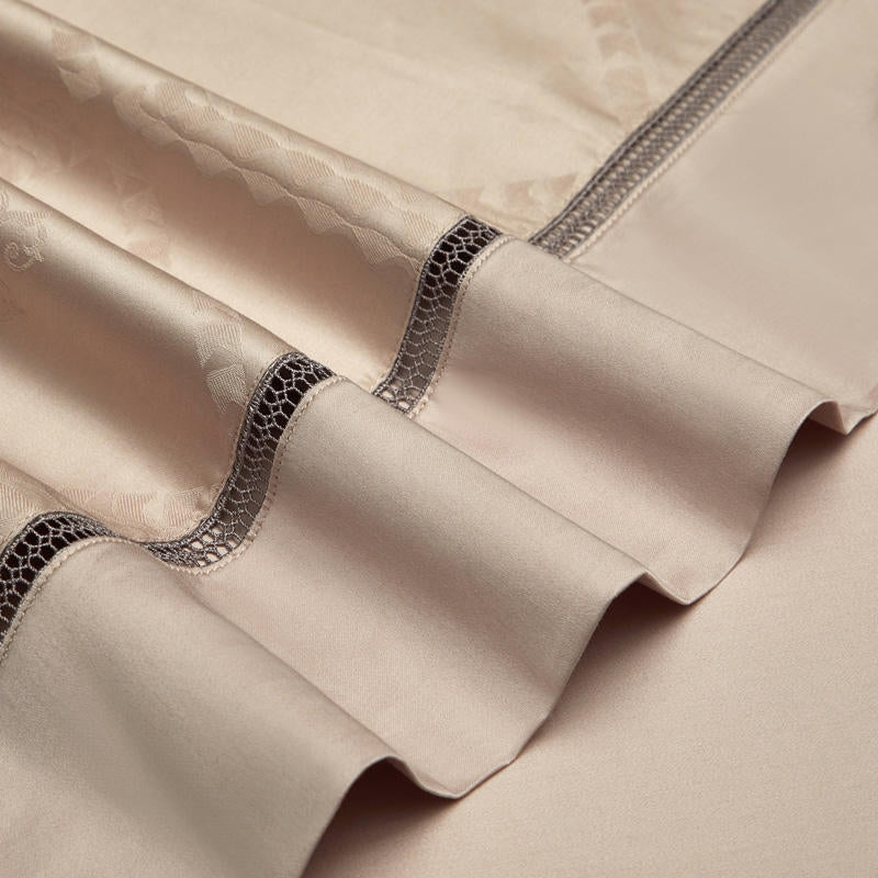Lounge Duvet Cover Set – 1000 TC Egyptian Cotton with Art Deco Design