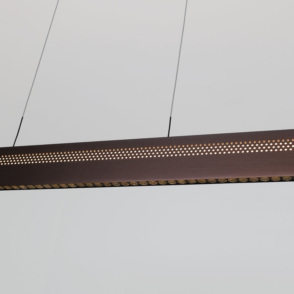 Matrix Ceiling Light Bar – Minimalist LED Pendant Lamp with Dimmable Warm Light