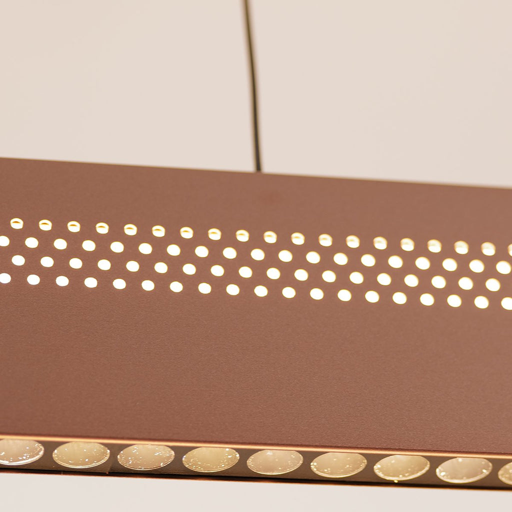 Matrix Ceiling Light Bar – Minimalist LED Pendant Lamp with Dimmable Warm Light