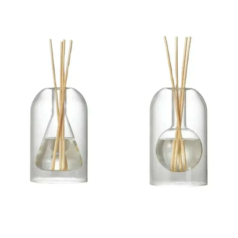 Modern Glass Aromatherapy Diffuser Bottle - Minimalist Design