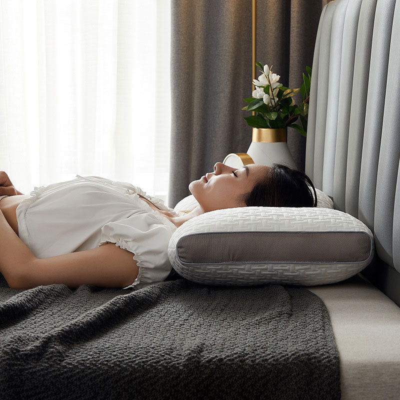 Hybrid Pillow For Back & Side Sleepers Neck Support Comfort