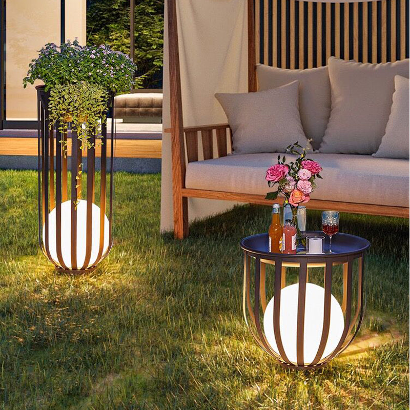 Solar-Powered Garden Lamp – Elegant Waterproof Design