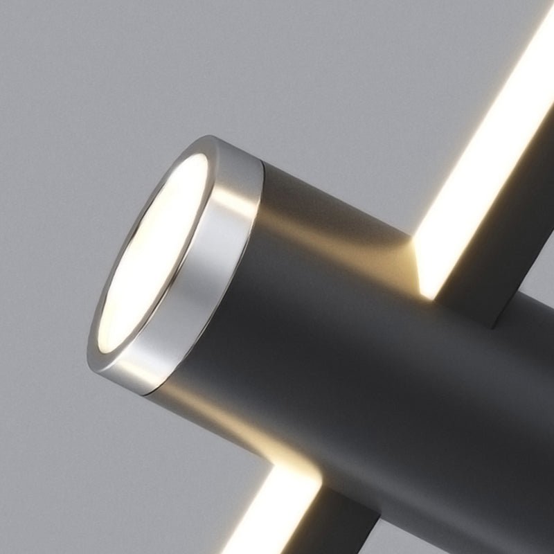 Modern LED Linear Pendant Light – Adjustable Height & Dimmable Options