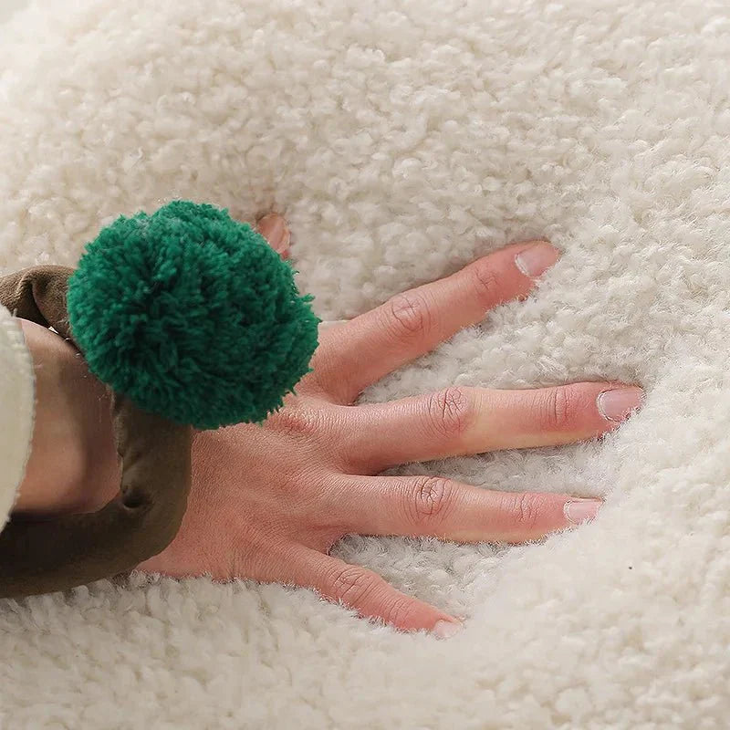 Palm Shaped Home Cushion - Soft Cotton Fleece Decor