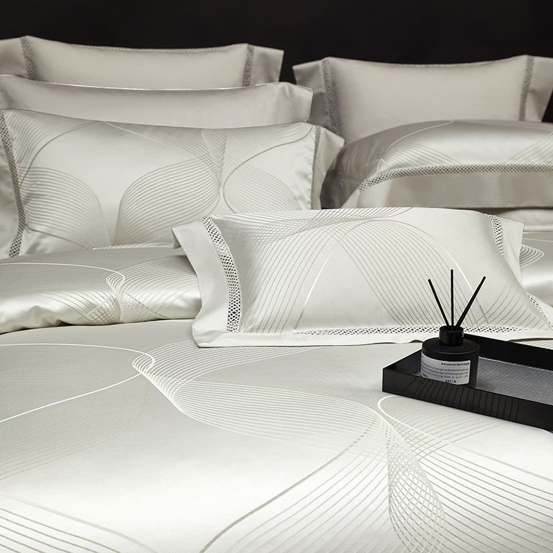 Platinum Luxury Duvet Cover Set – 1000 TC Cotton with Silky Satin Finish