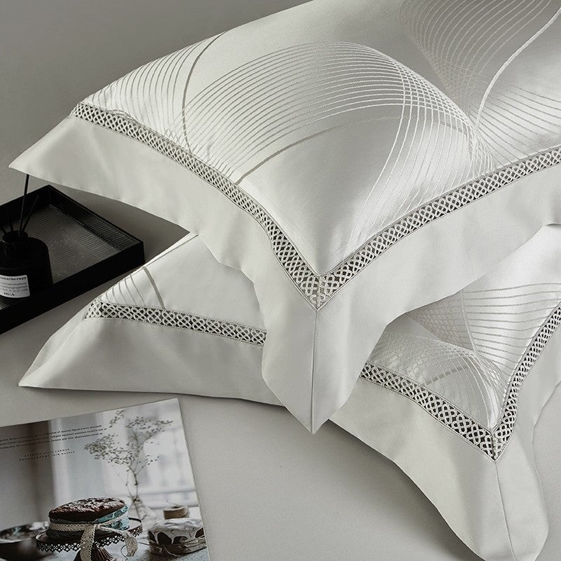 Platinum Luxury Duvet Cover Set – 1000 TC Cotton with Silky Satin Finish