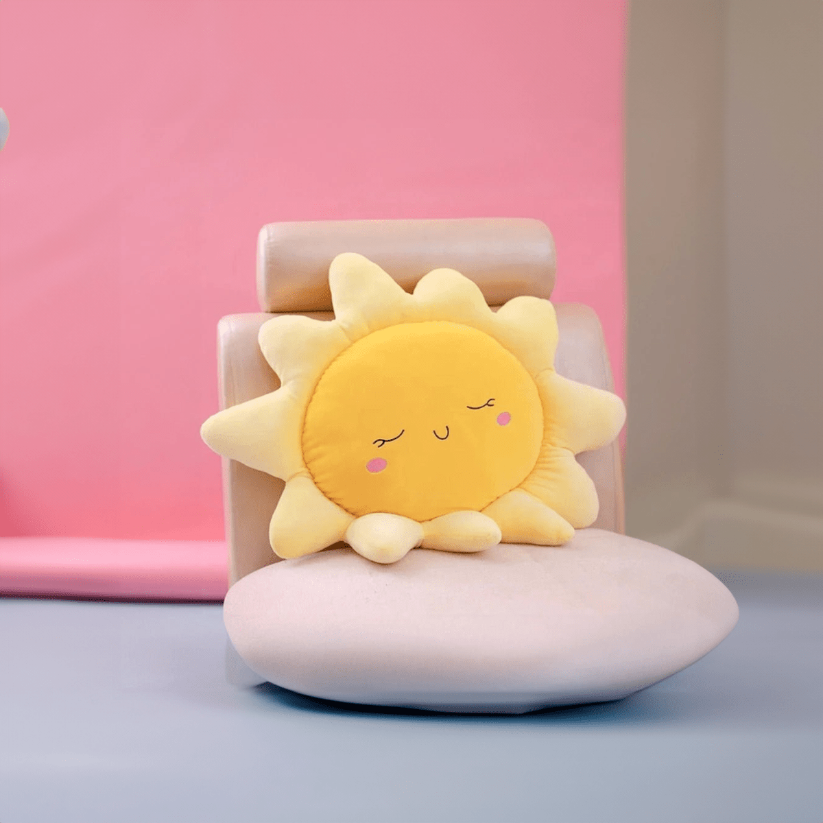 Plush Soft Cloud + Sun Cushion in Soft Polyester Material