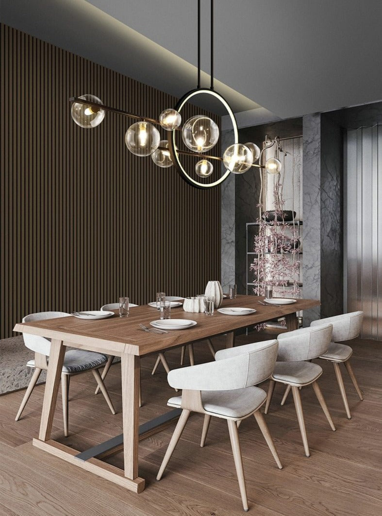 Luxury Archipelago Chandelier – Handcrafted Nordic Glass Ball LED Pendant Light