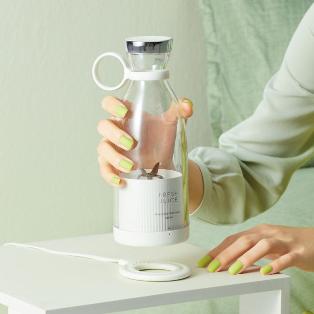 Portable Electric Fruit Juicer Blender Bottle USB Charging