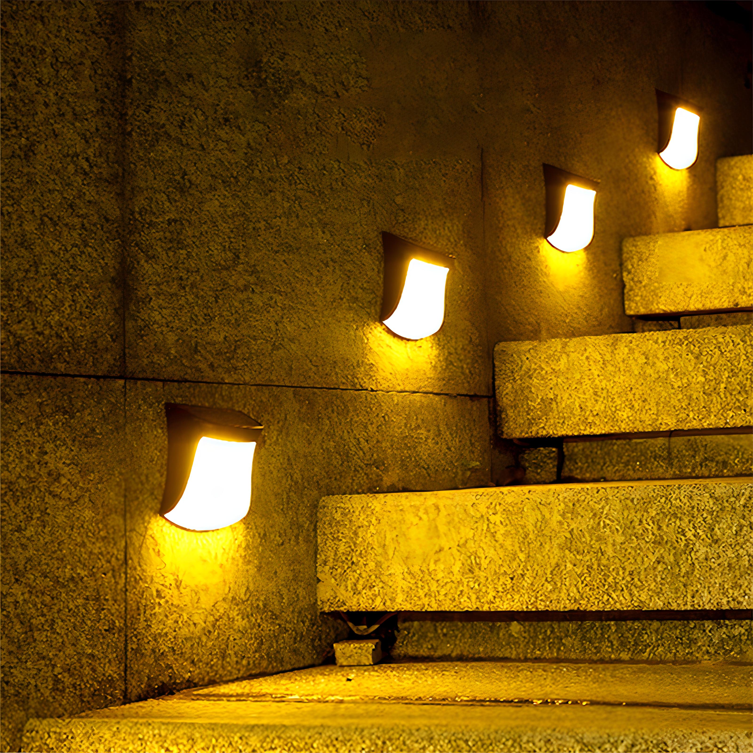 Eshita - On/Off Solar Outdoor Wall Light Waterproof IP65