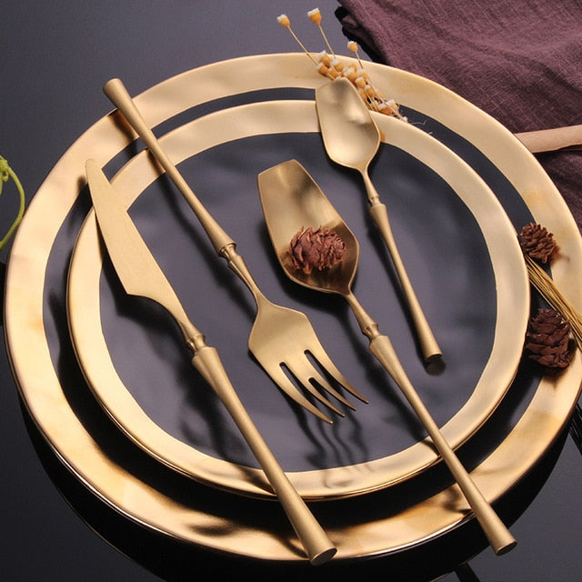 Venice Gold Stainless  Cutlery Set