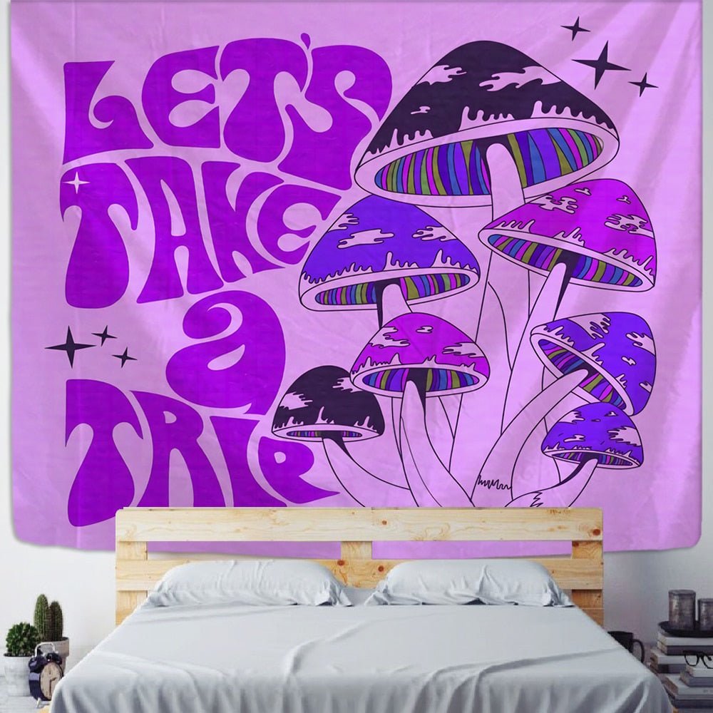 Psychedelic Bohemian Style Tapestry Wall Hanging 100% Polyester