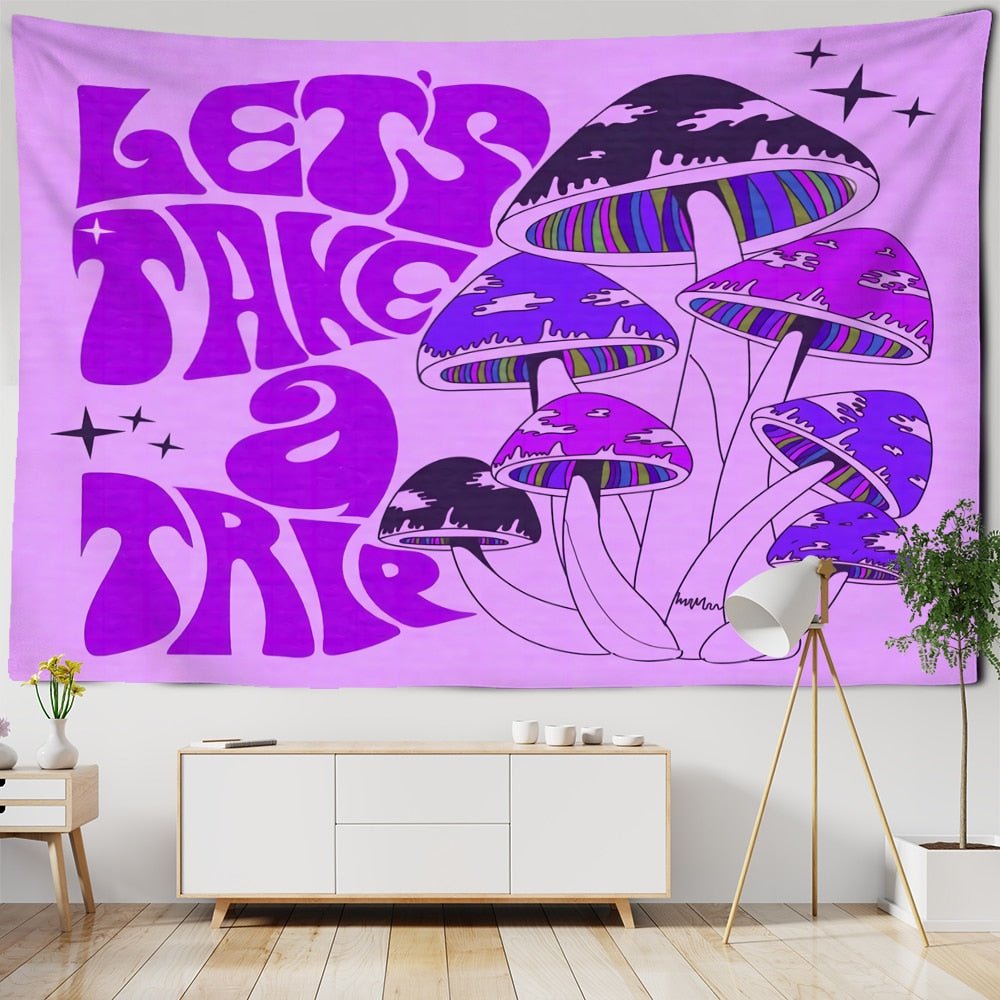 Psychedelic Bohemian Style Tapestry Wall Hanging 100% Polyester