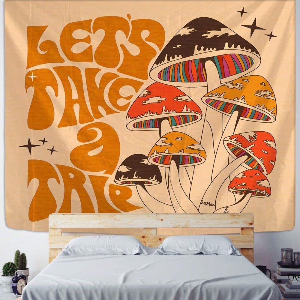 Psychedelic Bohemian Style Tapestry Wall Hanging 100% Polyester