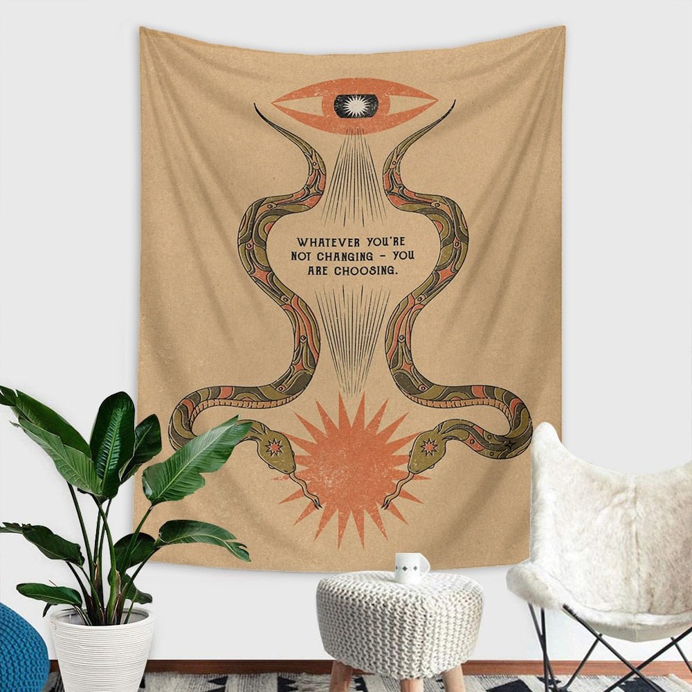 Psychedelic Mandala Tapestry Wall Hanging 100% Polyester